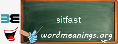WordMeaning blackboard for sitfast